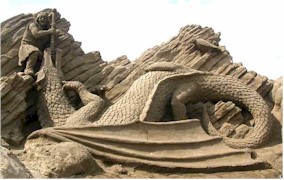 Interactive art takes sand castles to new heights