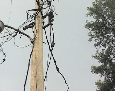 Windstorm leaves downtown powerless