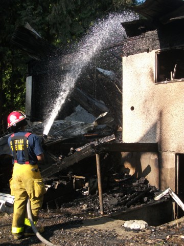 Pets credited with saving man in Castlegar house fire