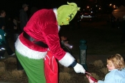 The post-epiphany Grinch was one of many favourite Christmas characters on hand offering holiday cheer