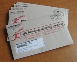 HST scrapped by 55 percent of voters