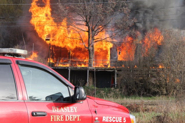 Cat saves life of Taghum man after fire completely destroys house Saturday morning