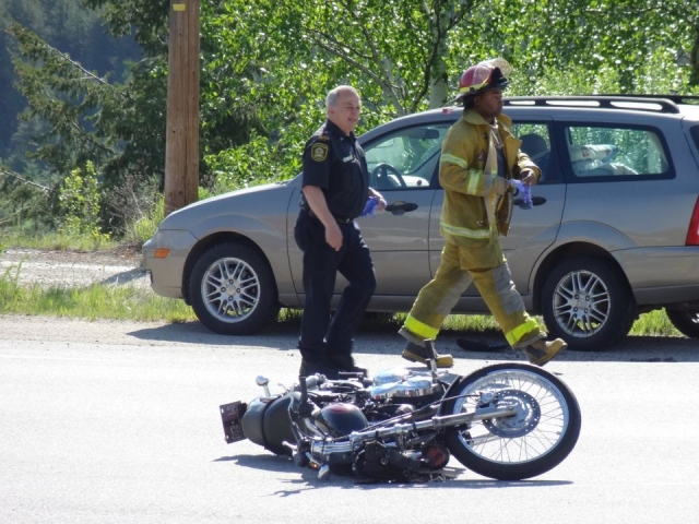 Motorcyclist sent to hospital after crash on 'Million Dollar Alley'