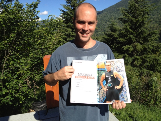 Local triathlete Steve Archdekin featured in British magazine