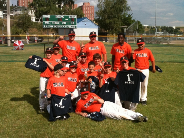 Trail hosts 2012 B.C. Little League Baseball Championships, first game Saturday against White Rock