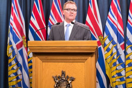 Finance Minister Kevin Falcon resigns