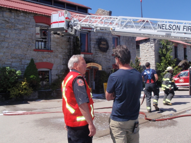 NFD responds to second fire in as many days, Friday's blaze at Home Brewery building