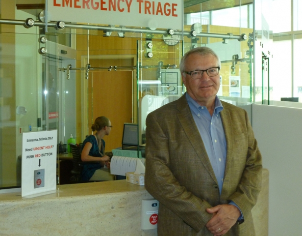 Interior Health CEO, Dr. Halpenny, makes house call to Kootenay Lake Hospital