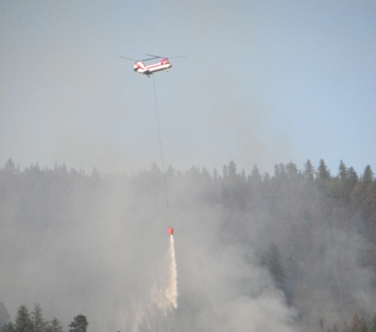 Slocan Park Wildfire now 80 percent contained