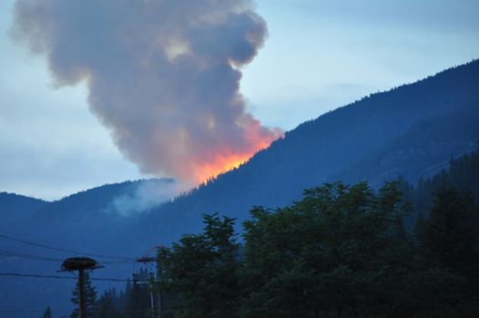Some Valley residents placed on 'evacuation alert' due to Slocan Park fire