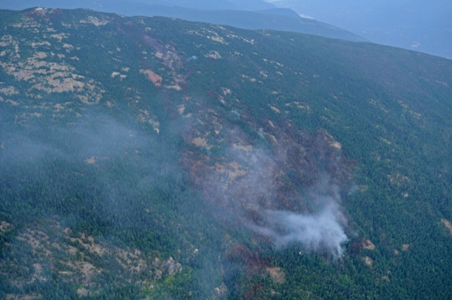 UPDATED: Slocan Park Wildfire slightly smaller than originally thought — 20 percent contained