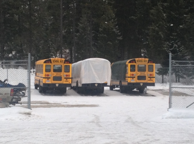 Kootenay Lake School bus catches fire; cause unknown