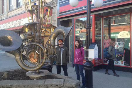 New outdoor sculptural art has public dancing in the streets