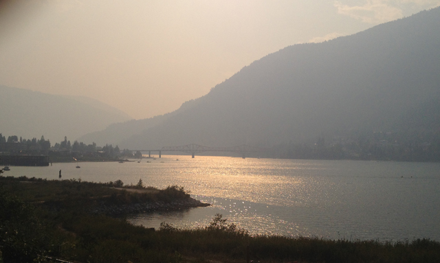 Smoke from wildfires south of the border once again tosses blanket over province