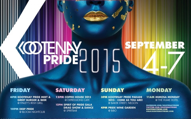 It's Kootenay Pride Weekend in Nelson
