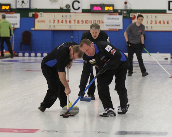 Defending champ Jim Cotter rolls into A semi final at Canadian Direct Insurance BC Men’s Curling Championships