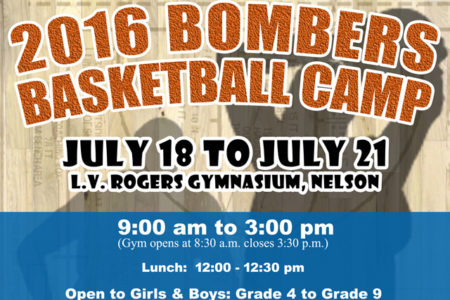 Bombers host Youth Basketball Camp at LVR Hangar