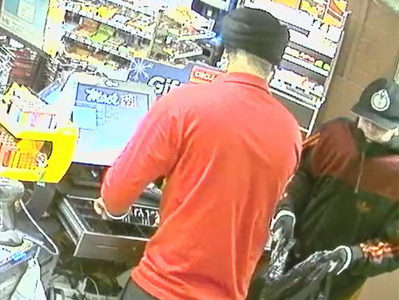 Suspect sought after early morning robbery