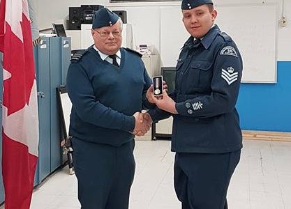 Castlegar cadet receives long service medal