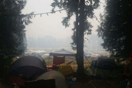 McCormick Creek wildfire forces Shambhala Music Festival to close one day early