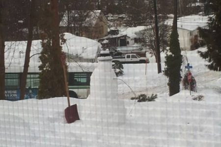 Heavy snow hampers recycling pick-up/transit services