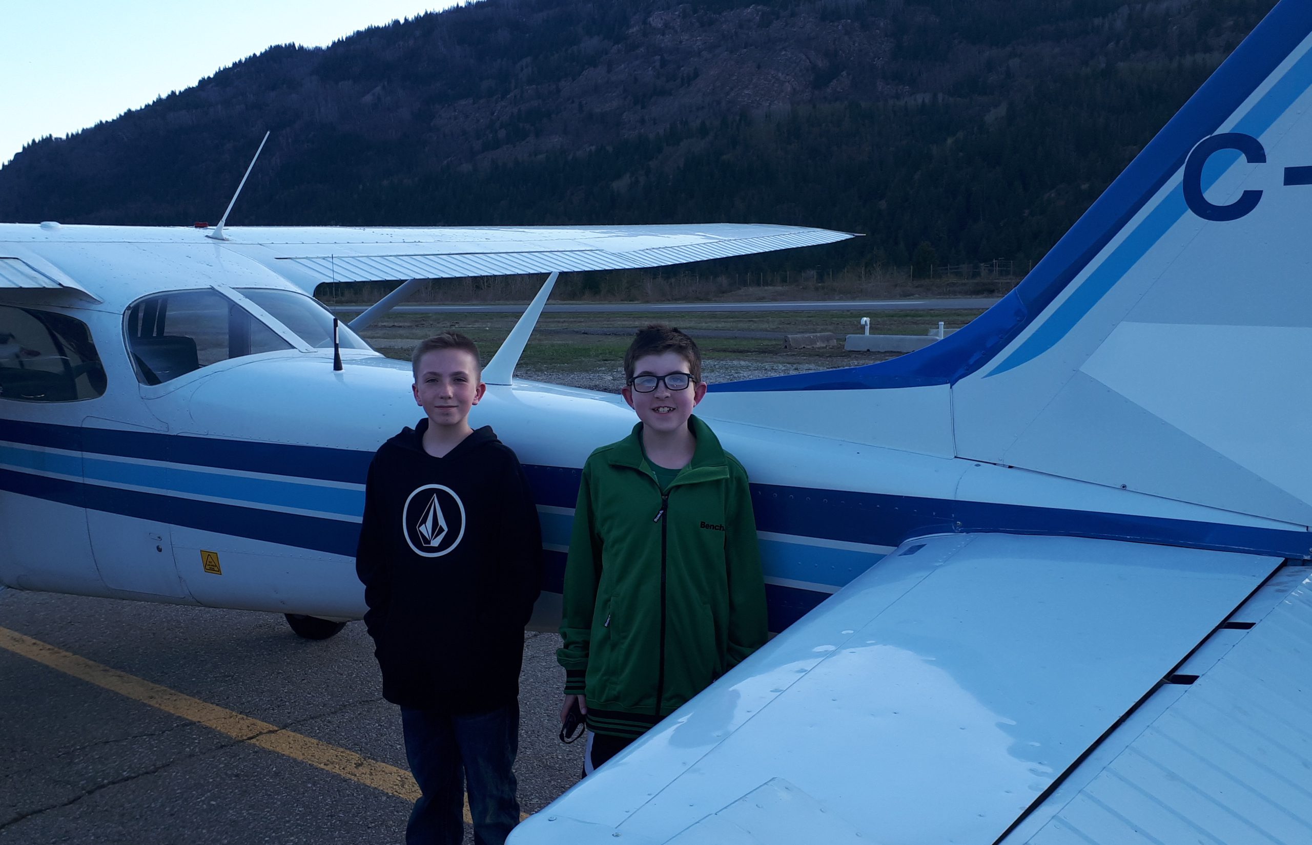 Trail cadets take to the skies
