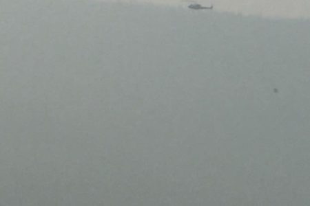 Wildfire near China Creek 22 hectares in size