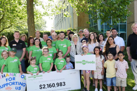 Save-On-Foods presents $2.1 million raised in one year to BC Children’s Hospital at Miracle Weekend telethon