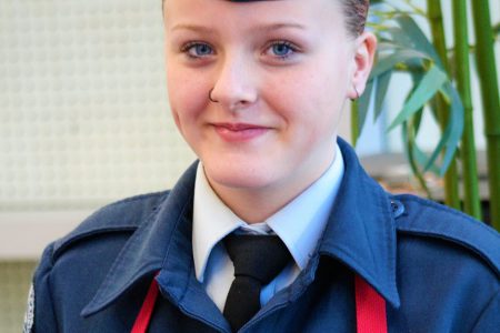 Castlegar Air Cadets hand out Poppies