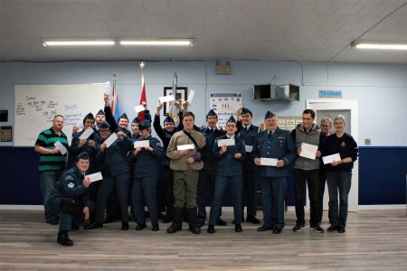 Cadets write letters to those serving away from home this holiday season