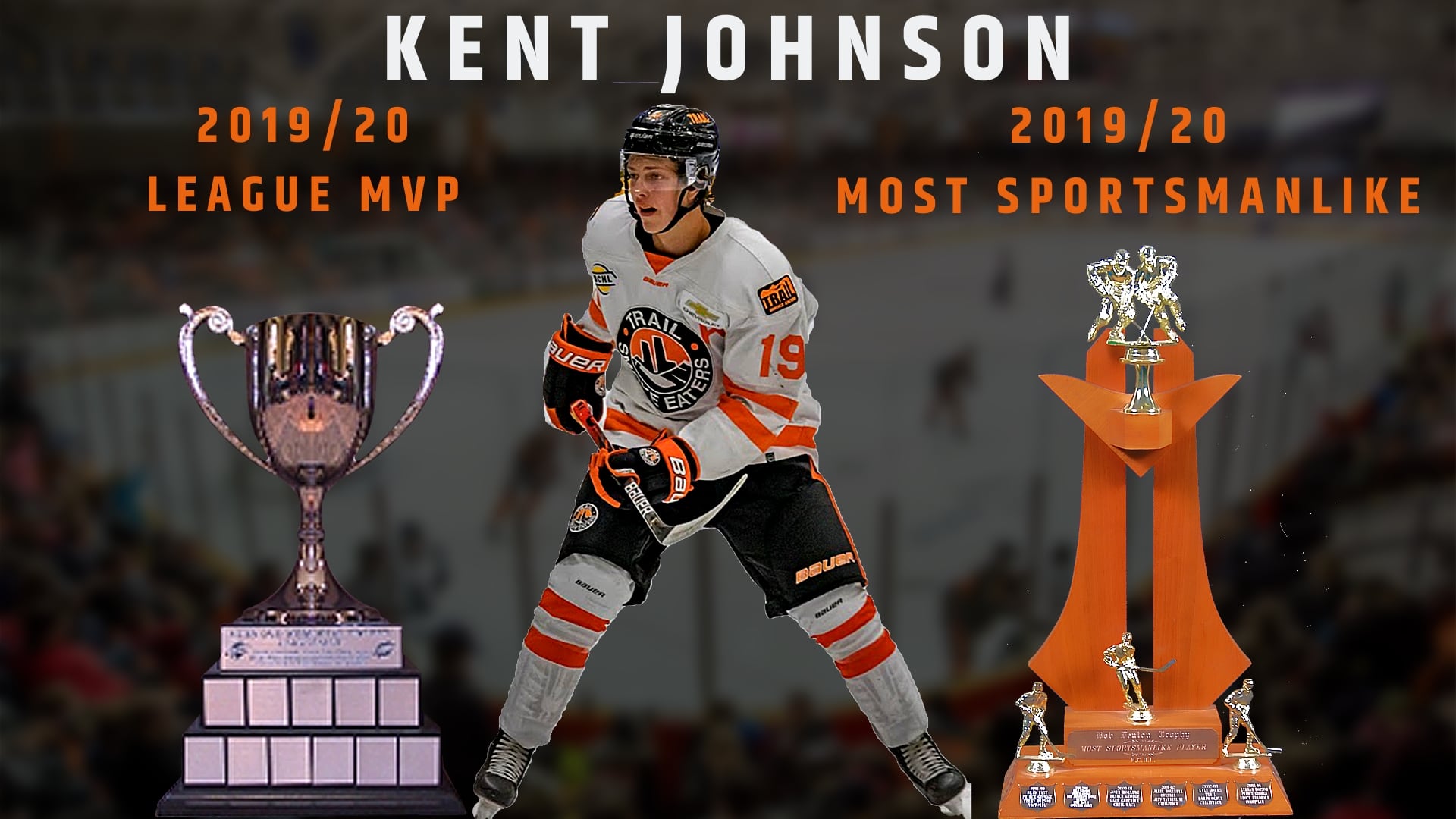 Kent Johnson named League MVP and Most Sportsmanlike while Logan Terness takes home Rookie of the Year award