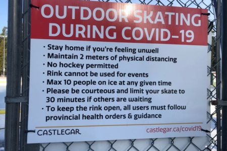 Castlegar Outdoor Rinks Open