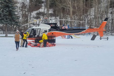 Injured local hiker rescued via helicopter from rugged backcountry