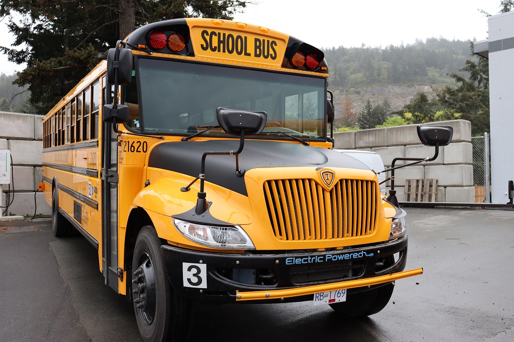 MLA Katrine Conroy says new electric school bus will drive SD20 forward