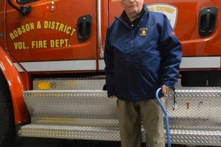 Robson Fire Department honours Cliffe Churches