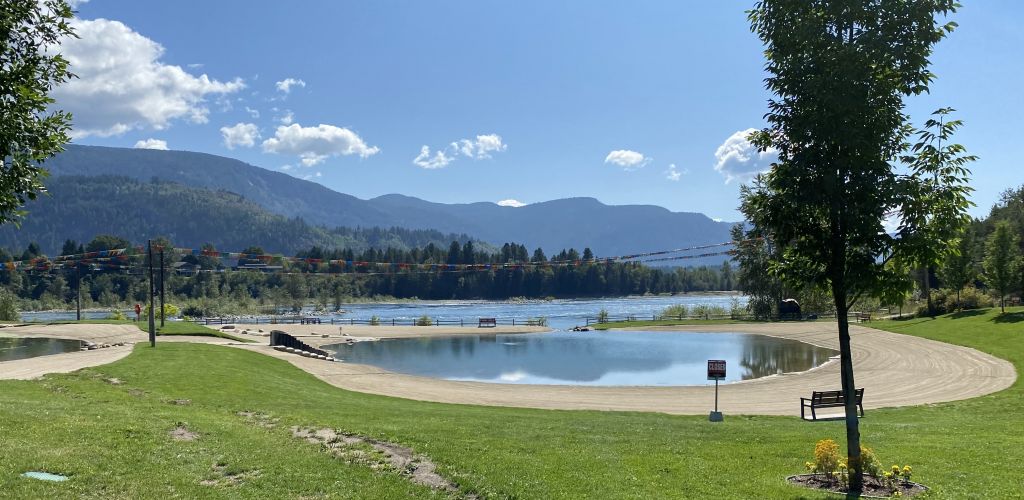 The City of Castlegar has reopened the most popular natural swimming pond at Millennium Park.