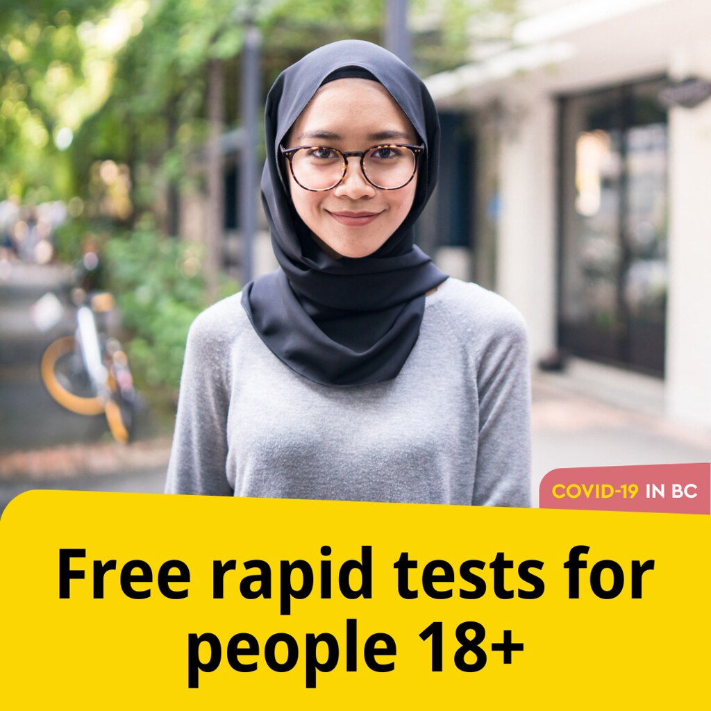 Rapid tests for people 18+ available at pharmacies