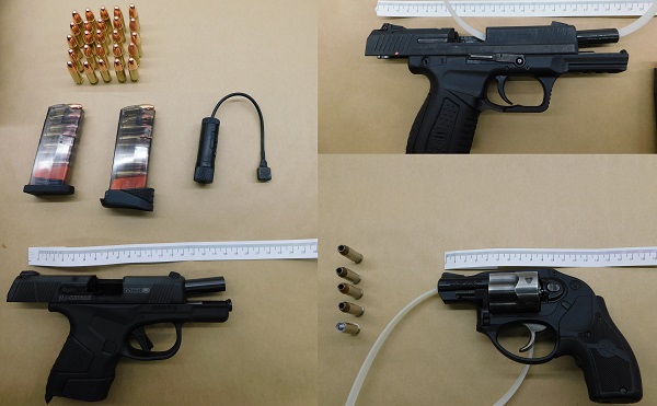 Border crosser allegedly armed with loaded handguns and a stun gun doesn’t get far