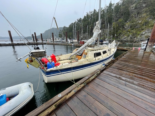 Shiprider check of floundering boat leads to arrest and stolen property