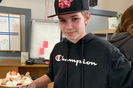 Grade 8 student  James Langille wins 7S Master Chef Competition