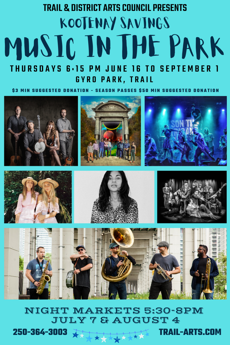 YOU'RE INVITED! KSCU Music in the Park, Trail Night Markets