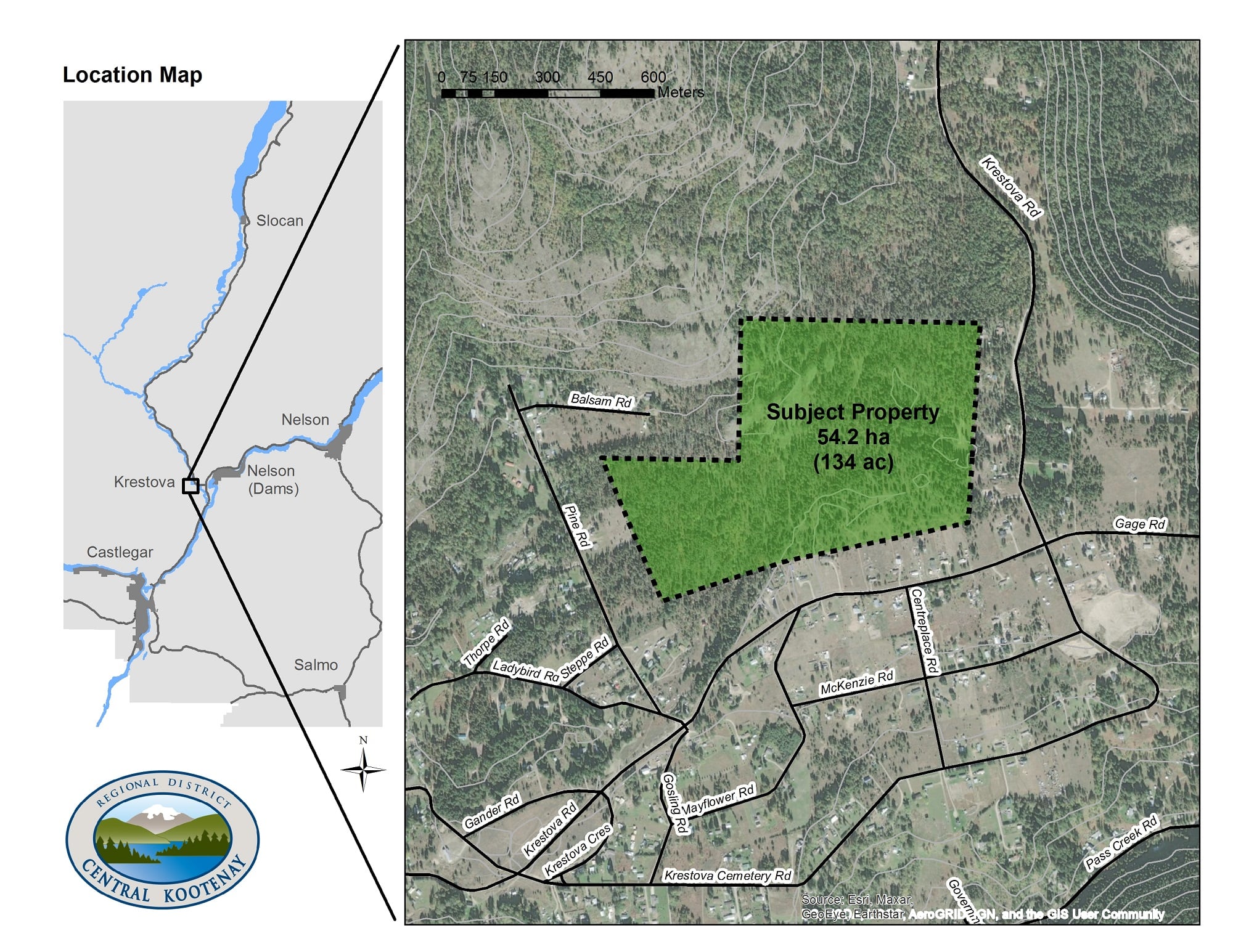 RDCK to purchase land in Krestova for regional parkland