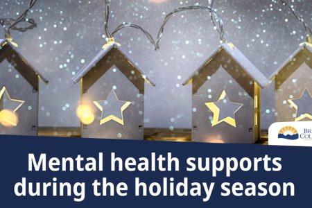 Minister’s statement on mental-health supports for the holiday season
