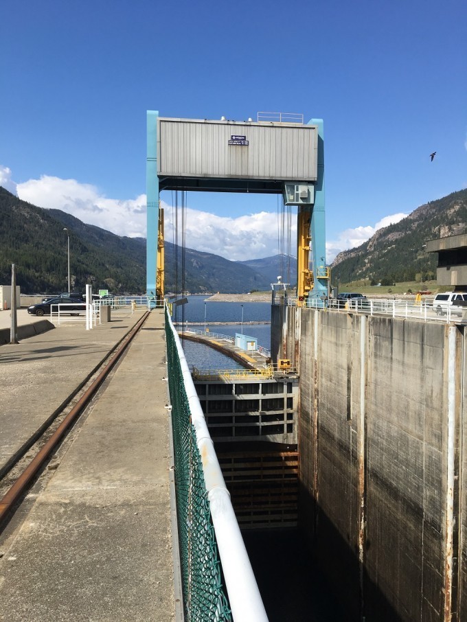 The Navigational Lock at the Hugh Keenleyside Dam will be closed May 23 to June 13