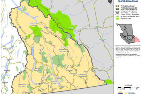 Southeast Fire Centre issues Category 3 fire prohibitions