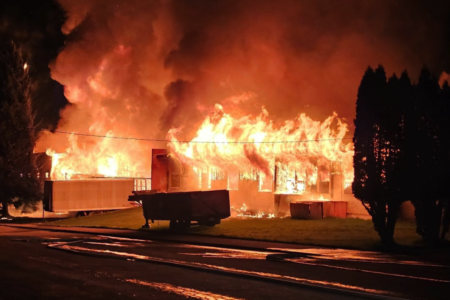 Fire destroys Saint Jude’s Anglican Church in Greenwood