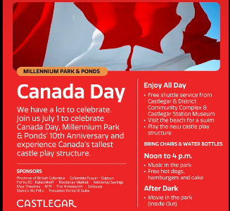 Celebrate Canada Day in Castlegar