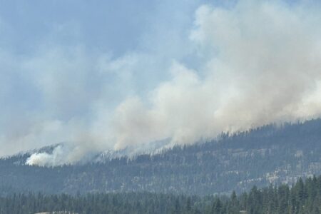 Wildfire situation in Slocan Valley suffers setback as cold front chills fire crews’ efforts