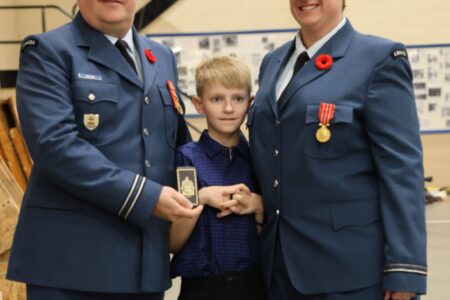 Two cadets and one officer recognized with awards for member of 531 Squadron