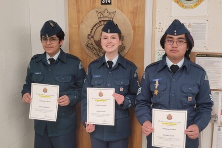 Trail Air Cadets compete in local Effective Speaking Competition
